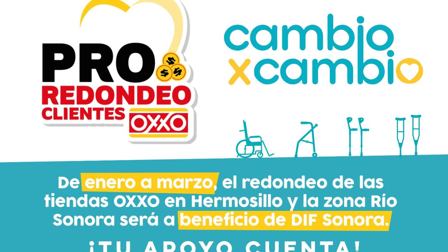 Invita DIF Sonora a sumarse al programa de redondeo de tiendas de autoservicios